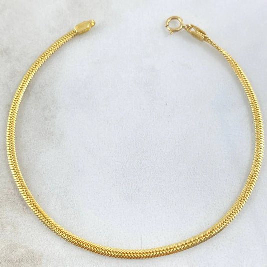 Pulso Serpiente 2.5 g / 19.1 cm / 3.05 mm Oro Amarillo 18K
