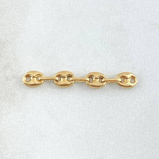 Herraje Retazo GC 0.45gr / 3cm / Oro 18K