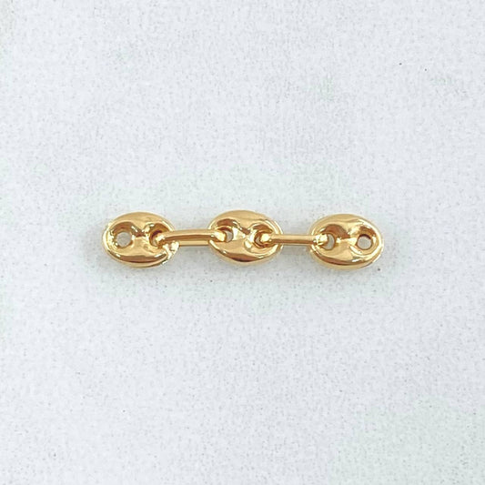 Herraje Retazo GC 0.35gr / 2cm / 4mm Oro Amarillo 18K ©