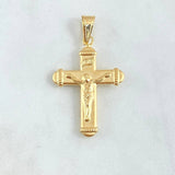 Dije Cruz Cristo INRI 2.75gr / 4.8cm / Mate Oro Amarillo 18K © Dije Cruz Cristo INRI 2.75gr / 4.8cm / Mate Oro Amarillo 18K ©