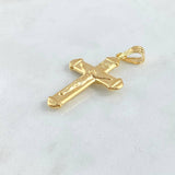 Dije Cruz Cristo INRI 2.75gr / 4.8cm / Mate Oro Amarillo 18K © Dije Cruz Cristo INRI 2.75gr / 4.8cm / Mate Oro Amarillo 18K ©