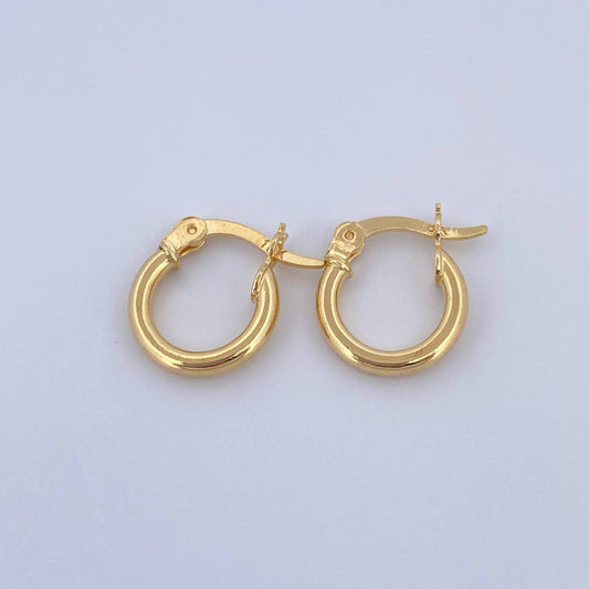 Candongas Jass 1.2gr / 1.5cm / Oro 18K &