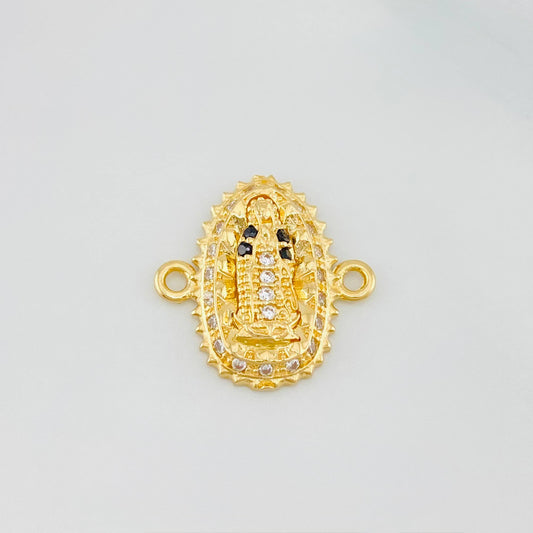 Herraje Virgen Guadalupe 1.35 g / 1.5 cm Oro Amarillo 18K