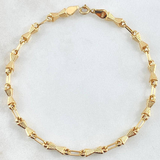 Pulso Reloj de Arena 3.75gr / 20.3cm / Oro Amarillo 18K