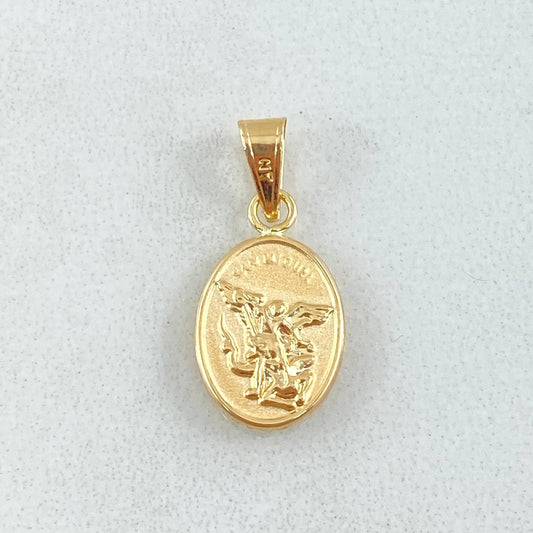 Dije San Miguel Arcangel 0.55gr / 2cm / Oro Amarillo 18K