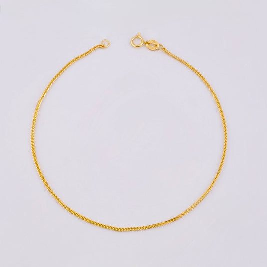 Pulso Franco 0.8gr / 18.5cm / 0.7mm Oro Amarillo +3 18K *