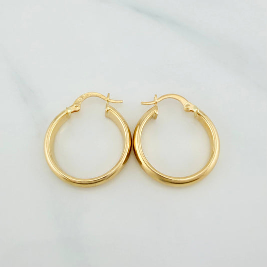 Candongas Nati 2.4 g / 2.4 cm Oro Amarillo 18K