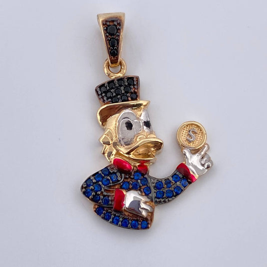 Dije Pato Inspirado 3.5gr / 3cm / Tres Oros 18K &