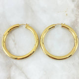 Candongas  Aro Liso Abultado 4.85gr / 5.6cm / Oro Amarillo +4 18K (Oferta) Candongas  Aro Liso Abultado 4.85gr / 5.6cm / Oro Amarillo +4 18K (Oferta)