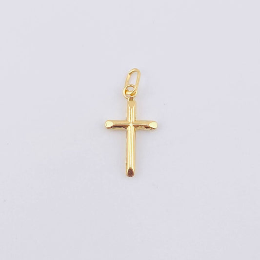 Dije Cruz 0.3gr / 2cm / Oro Amarillo 18K *