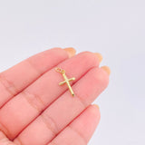 Dije Cruz 0.3gr / 2cm / Oro Amarillo 18K * Dije Cruz 0.3gr / 2cm / Oro Amarillo 18K *