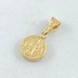 Dije San Benito 0.6gr / 1.9cm / Oro Amarillo 18K * Dije San Benito 0.6gr / 1.9cm / Oro Amarillo 18K *