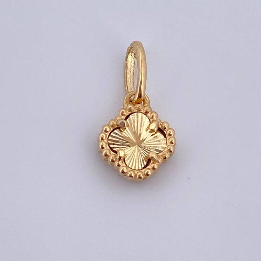 Dije Trebol 1.05gr / 1.5cm / Oro Amarillo Nac.Esp. 18K &