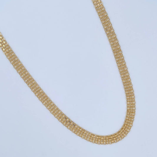 Cadena China 14.25gr / 60cm / 5.6mm Oro Amarillo +1 18K $