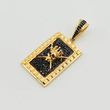 Dije Placa Calavera Tupida 8.45gr / 4.3cm / Oro Amarillo 18K © Dije Placa Calavera Tupida 8.45gr / 4.3cm / Oro Amarillo 18K ©