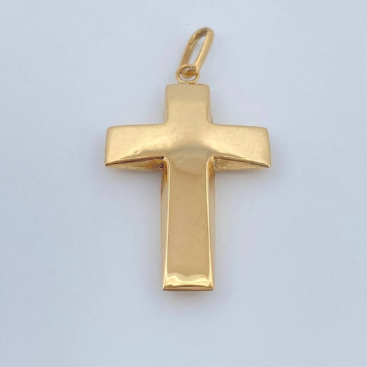 Dije Cruz  1.9gr / 4cm / Oro Amarillo 18K &