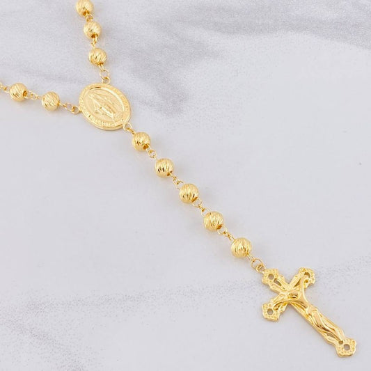 Rosario Virgen Milagrosa 23g / 67cm / 7mm Oro Amarillo 18K