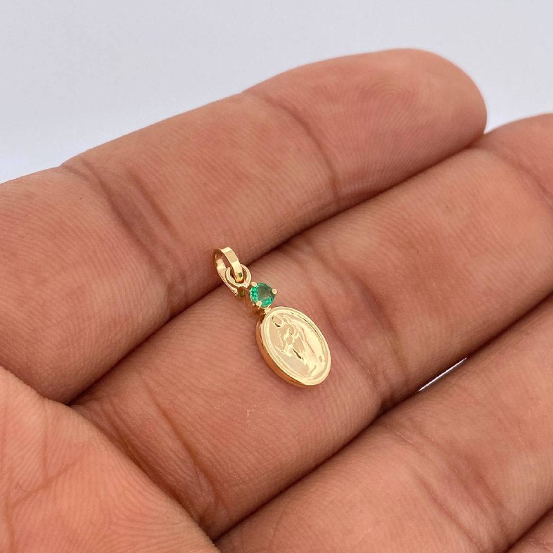 Dije Virgen Del Carmen 0.45gr / 1.9cm / Oro Amarillo 18K & Dije Virgen Del Carmen 0.45gr / 1.9cm / Oro Amarillo 18K &
