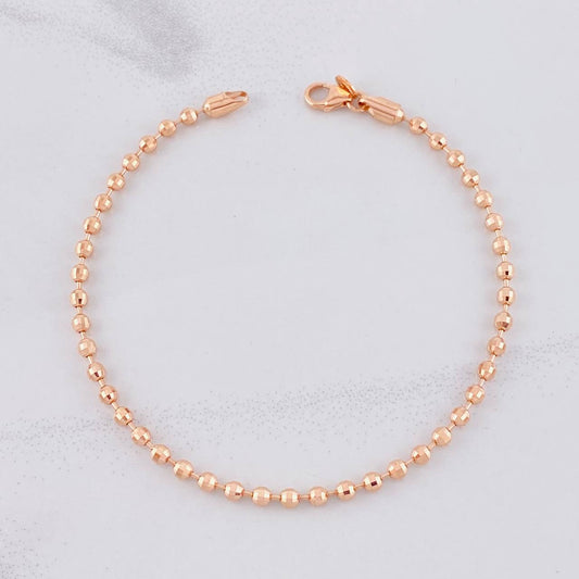 Pulso Militar 5.25g / 20.2cm / 2.9mm Oro Rosa 18K