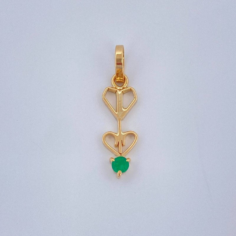 Dije Silueta Flecha 0.4gr / 1.9cm / Oro Amarillo 18K $ Dije Silueta Flecha 0.4gr / 1.9cm / Oro Amarillo 18K $