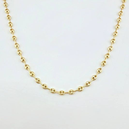 Cadena Gc 5.75g / 50cm / 3.45mm Oro Amarillo 18K