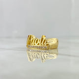 Fabricacion Bajo Pedido Anillo Nombre 3D Perzonalizado Sencillo 7gr / Oro Amarillo * Fabricacion Bajo Pedido Anillo Nombre 3D Perzonalizado Sencillo 7gr / Oro Amarillo *