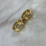 Fabricacion Bajo Pedido Anillos Argollas Media Caña Lisas 10gr / Oro Amarillo Fabricacion Bajo Pedido Anillos Argollas Media Caña Lisas 10gr / Oro Amarillo