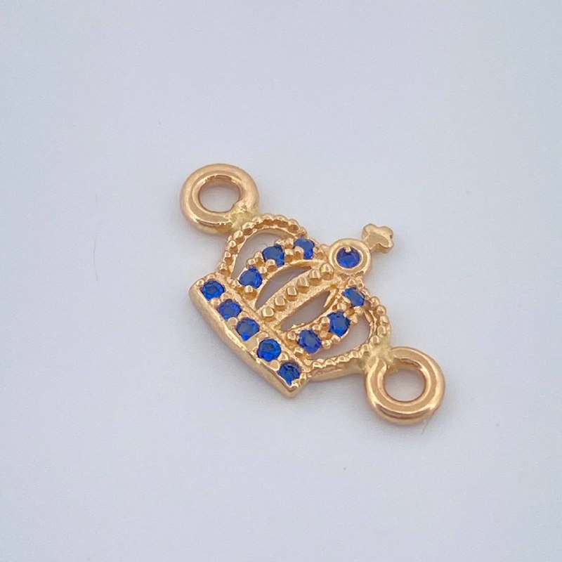 Herraje Corona 0.6gr / 1.5cm / Oro Amarillo 18K & Herraje Corona 0.6gr / 1.5cm / Oro Amarillo 18K &