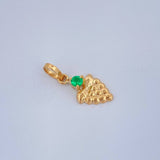 Dije Figura Uvas 0.4gr / 1.6cm / Oro Amarillo 18K $ Dije Figura Uvas 0.4gr / 1.6cm / Oro Amarillo 18K $