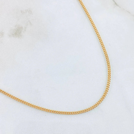 Cadena Cubana 1.25 g / 46 cm / 1.55 mm Oro Amarillo 18K