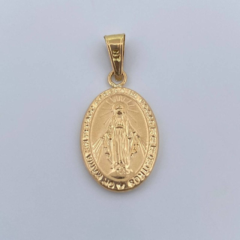 Dije Virgen Milagrosa 1.55gr / 3.1cm / Oro Amarillo 18K & Dije Virgen Milagrosa 1.55gr / 3.1cm / Oro Amarillo 18K &