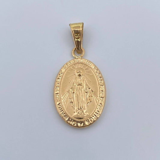 Dije Virgen Milagrosa 1.55gr / 3.1cm / Oro Amarillo 18K &