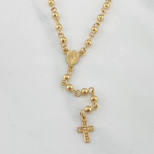 Rosario Milagrosa 6.4 g / 46.5 cm / 2.8 mm Oro Amarillo 18K