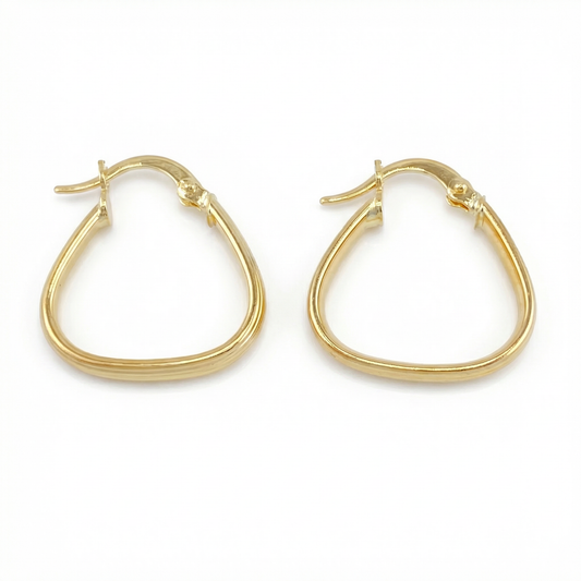 Candongas Triangulo Andy 1.55gr / 2cm / Oro Amarillo 18K ©