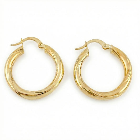 Candongas Mary 2.85gr / 2.5cm / Oro Amarillo 18K ©