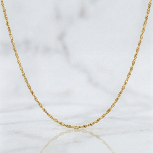 Cadena Lazo 1.15g / 60cm / 1.2mm Oro Amarillo 18K