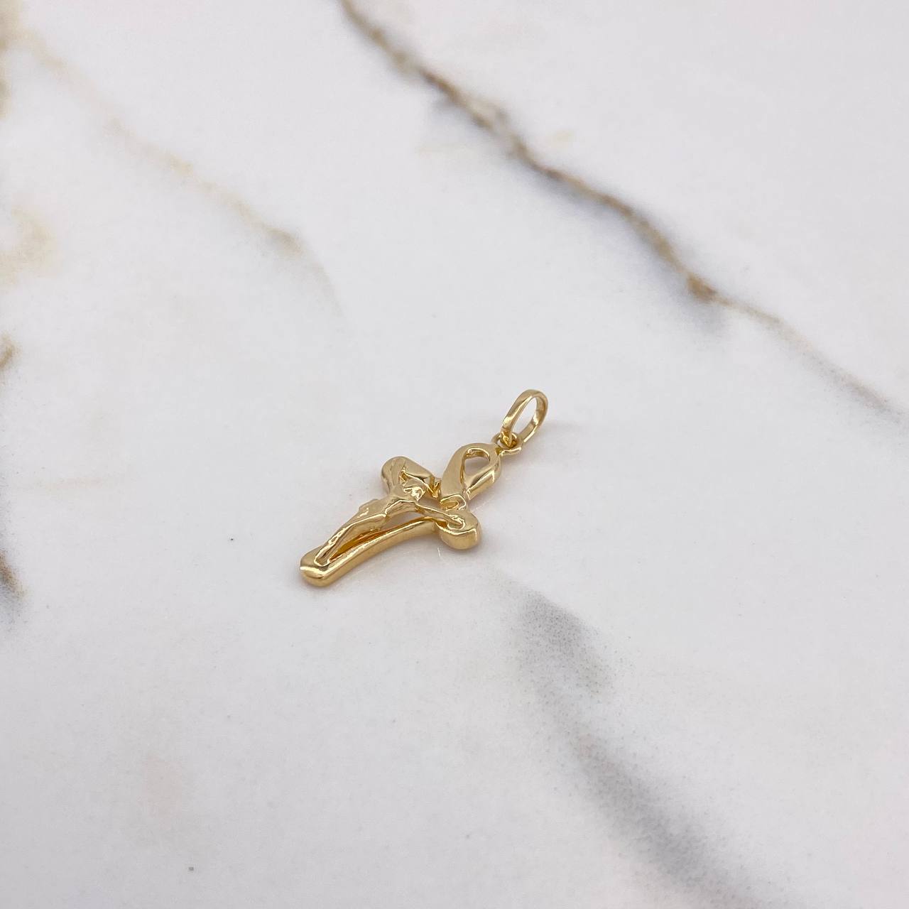 Dije Cruz Cristo Anj 1.7gr / 3cm / Oro Amarillo $ Dije Cruz Cristo Anj 1.7gr / 3cm / Oro Amarillo $