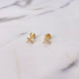 Topos Libelula 0.65gr / Circones Blancos Oro Amarillo & Topos Libelula 0.65gr / Circones Blancos Oro Amarillo &