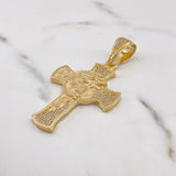 Dije Cruz Rostro Cristo 15.35gr / 6.5cm / Circones Blancos Oro Amarillo $ Dije Cruz Rostro Cristo 15.35gr / 6.5cm / Circones Blancos Oro Amarillo $