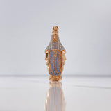 Dije Virgen Milagrosa 6.95gr / 5.2cm / Circones Blancos Azules Dos Oros Blanco Rosa & Dije Virgen Milagrosa 6.95gr / 5.2cm / Circones Blancos Azules Dos Oros Blanco Rosa &