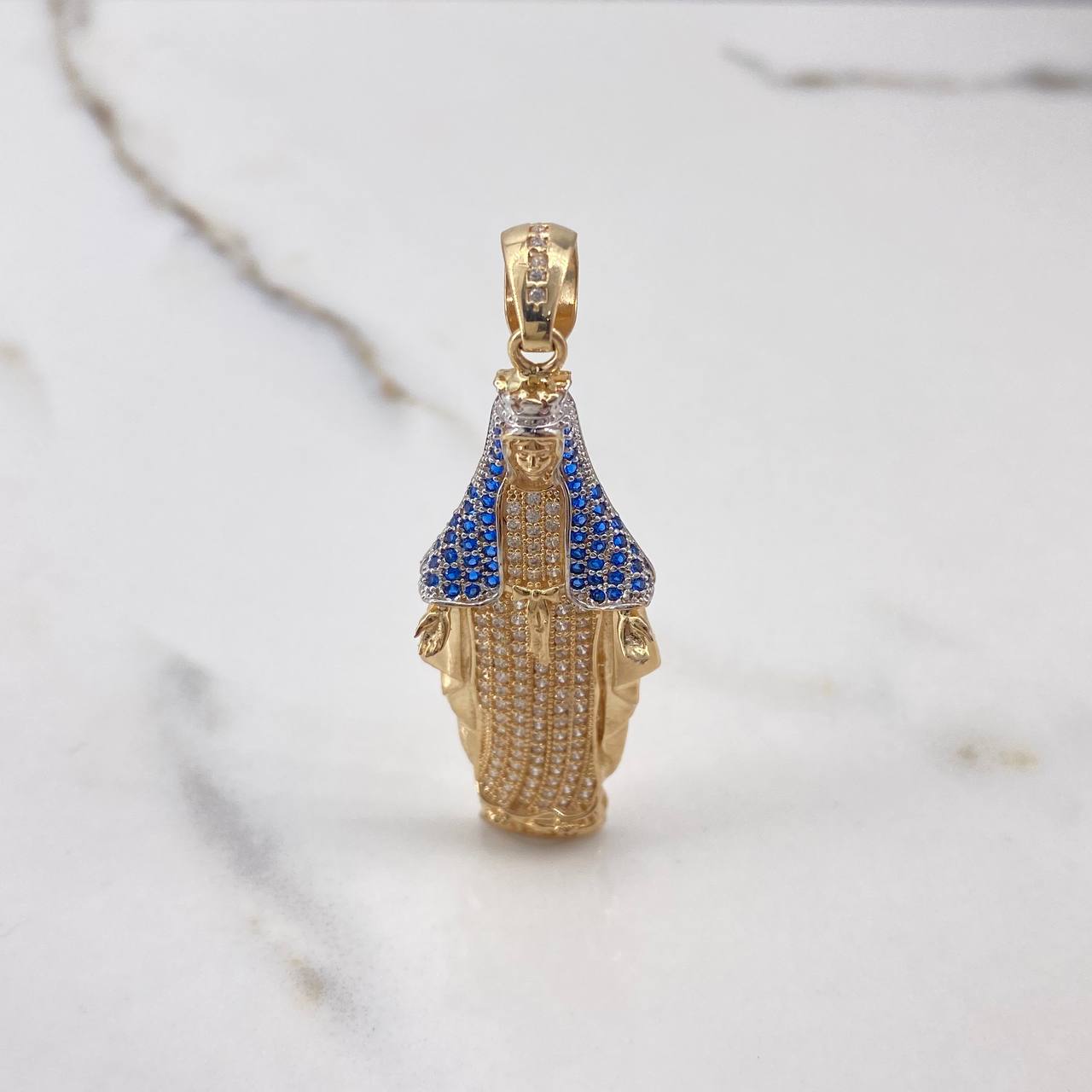 Dije Virgen Milagrosa 7.7gr / 5.2cm / Circones Blancos Azules Dos Oros Amarillo Blanco $ Dije Virgen Milagrosa 7.7gr / 5.2cm / Circones Blancos Azules Dos Oros Amarillo Blanco $