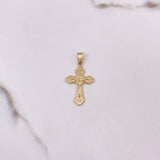 Dije Cruz Cristo Gotica 2.55gr / 3.4cm / Oro Amarillo $ Dije Cruz Cristo Gotica 2.55gr / 3.4cm / Oro Amarillo $