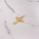 Dije Cruz Cristo 1.85gr / 4.3cm / Troquelada Oro Amarillo & Dije Cruz Cristo 1.85gr / 4.3cm / Troquelada Oro Amarillo &