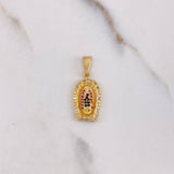Dije Virgen Guadalupe 3.05gr / 2.6cm / Circones Blancos Fucsias Negros Oro Amarillo & Dije Virgen Guadalupe 3.05gr / 2.6cm / Circones Blancos Fucsias Negros Oro Amarillo &