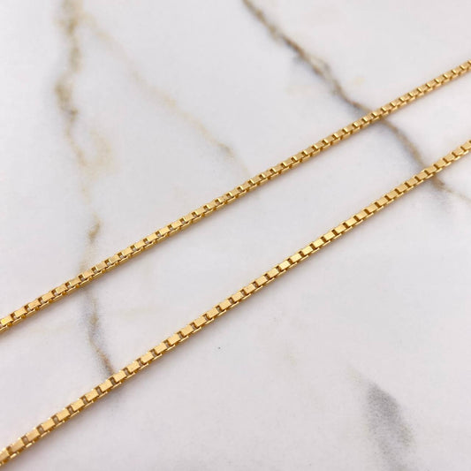 Cadena Veneciana 16.25gr / 50cm / 2mm Oro Amarillo +3 $