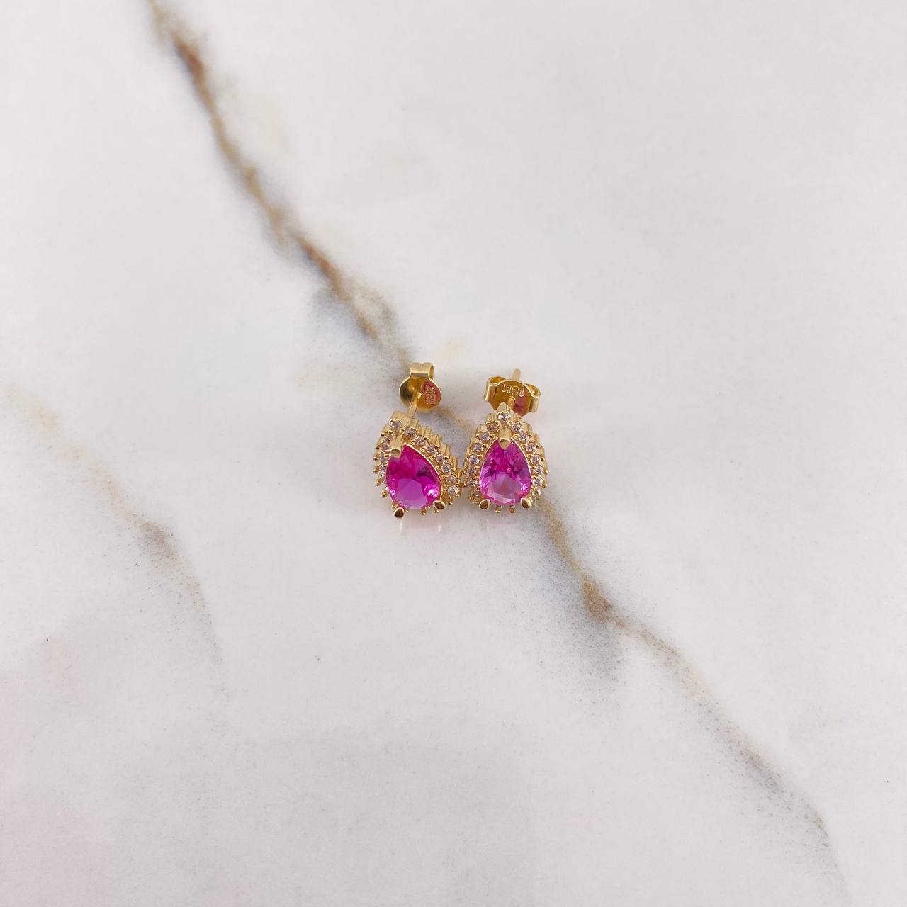 Topos Gota 2.85gr / Circones Fucsia Blancos Oro Amarillo $ Topos Gota 2.85gr / Circones Fucsia Blancos Oro Amarillo $