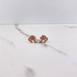 Topos Silueta Muñeca 2.2gr / Circones Rosados Oro Amarillo $ Topos Silueta Muñeca 2.2gr / Circones Rosados Oro Amarillo $