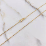 Cadena Militar 2.3gr / 50cm / 1mm Diamantada Oro Amarillo +3 $ Cadena Militar 2.3gr / 50cm / 1mm Diamantada Oro Amarillo +3 $