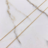 Cadena Militar 2.3gr / 50cm / 1mm Diamantada Oro Amarillo +3 $ Cadena Militar 2.3gr / 50cm / 1mm Diamantada Oro Amarillo +3 $