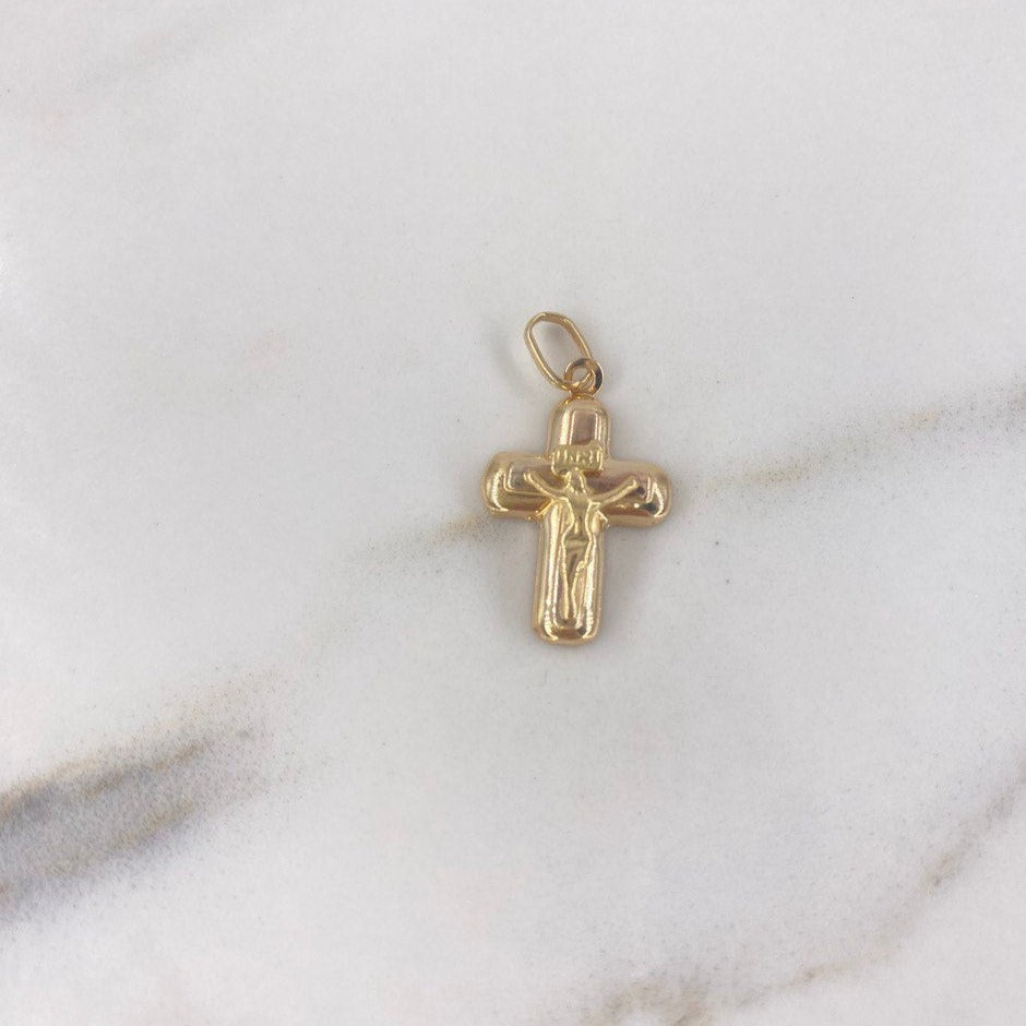 Dije Cruz Cristo 1.6gr / 2.2cm / Oro Amarillo $ Dije Cruz Cristo 1.6gr / 2.2cm / Oro Amarillo $